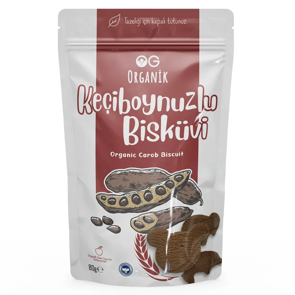 [8682792202897] Og Natural Organik Keçiboynuzlu Bisküvi 80gr