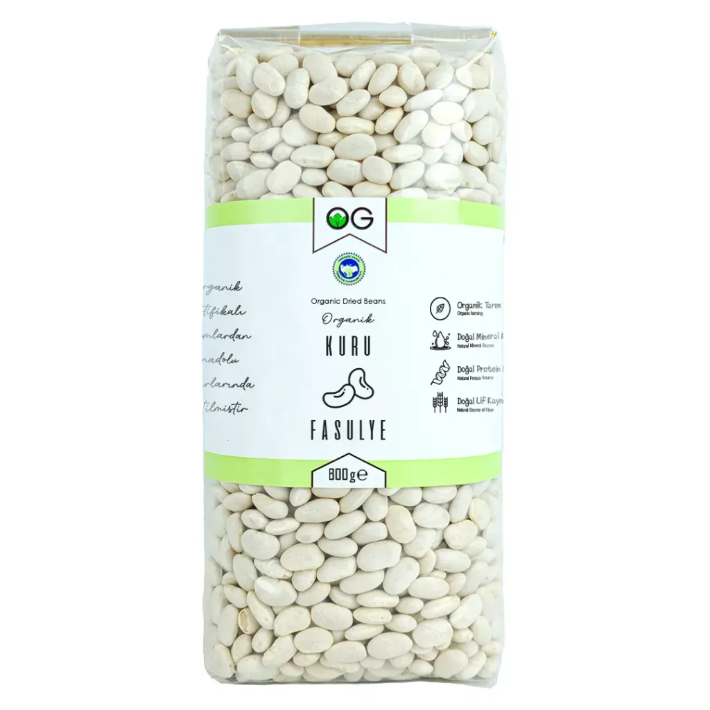 [8682792200145] Og Natural Organik Kuru Fasulye 800gr