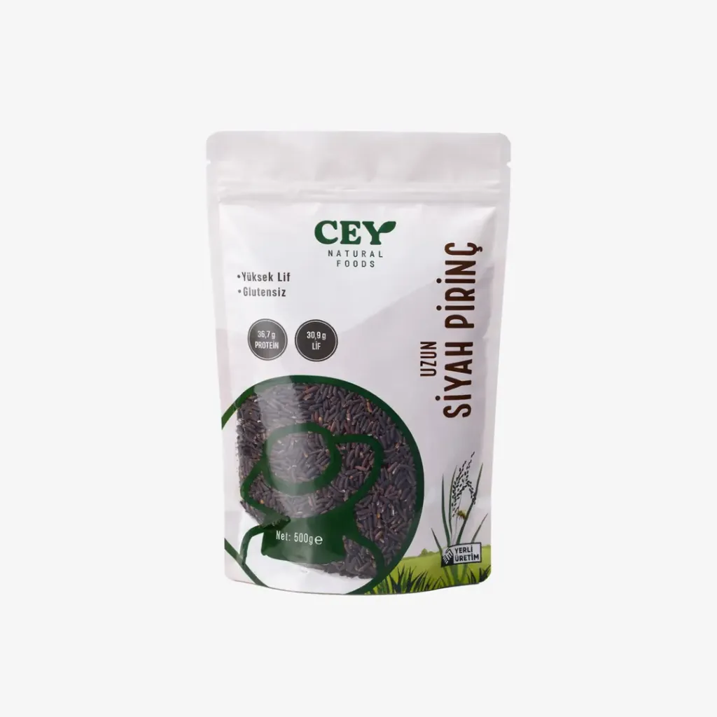 [8682476840179] Cey Siyah Uzun Pirinç 500gr