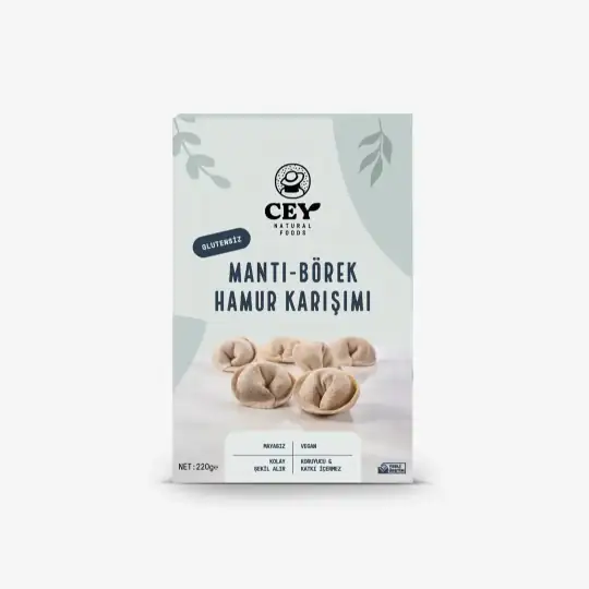 [8682476840438] Cey Natural Mantı - Börek Hamur Karışımı 220g