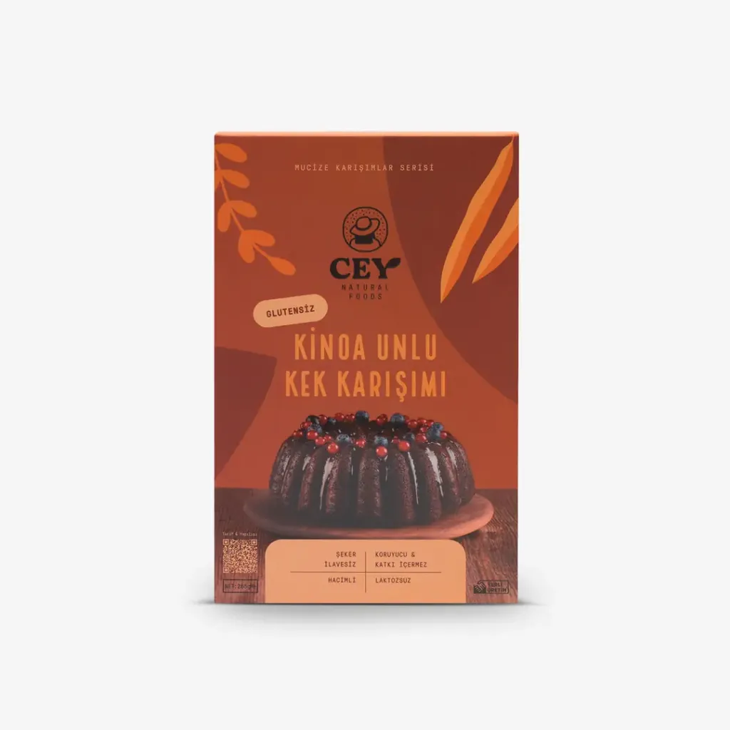 [8682476840223] Cey Kinoa Unlu Kek Karışımı 265 gr