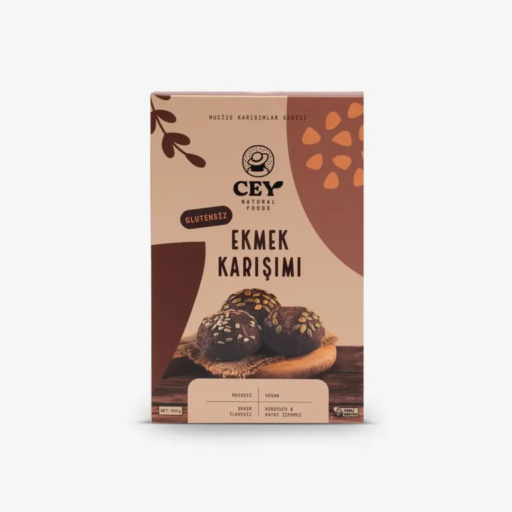 [8682476840261] Cey Natural Glutensiz Ekmek Karışımı 300g