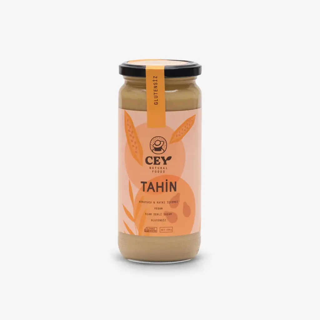 [8682476840278] Cey Natural Glutensiz Organik Tahin 450g