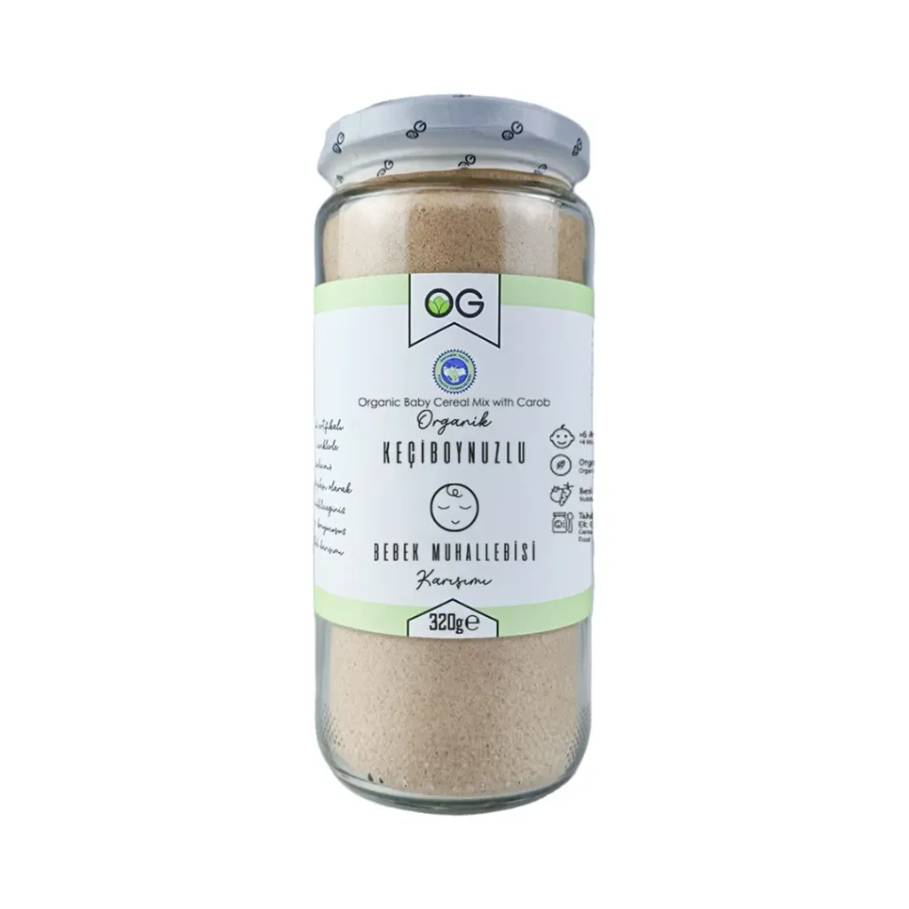 [8682792200718] Og Natural Organik Keçiboynuzlu Bebek Muhallebisi Karışımı 320gr