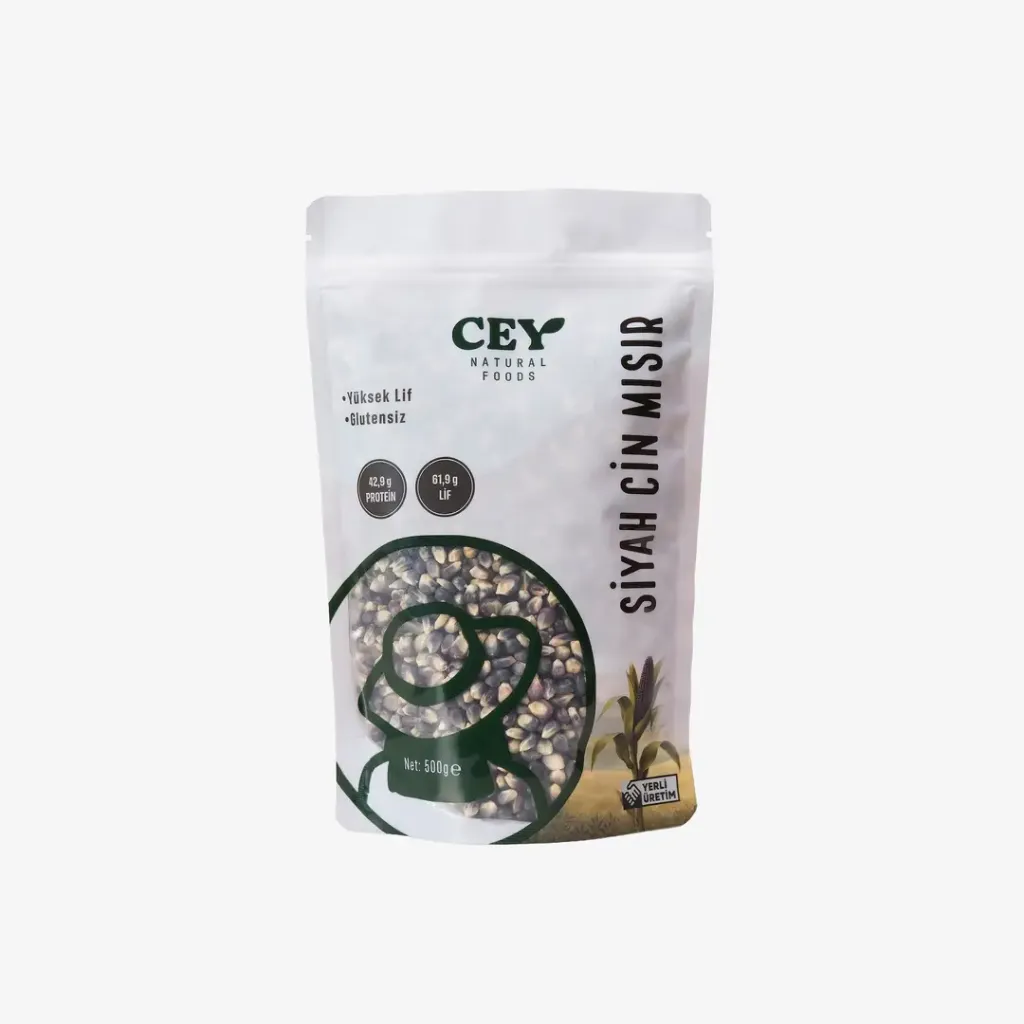 [8682476840315] Cey Natural Siyah Cin Mısır 500 g