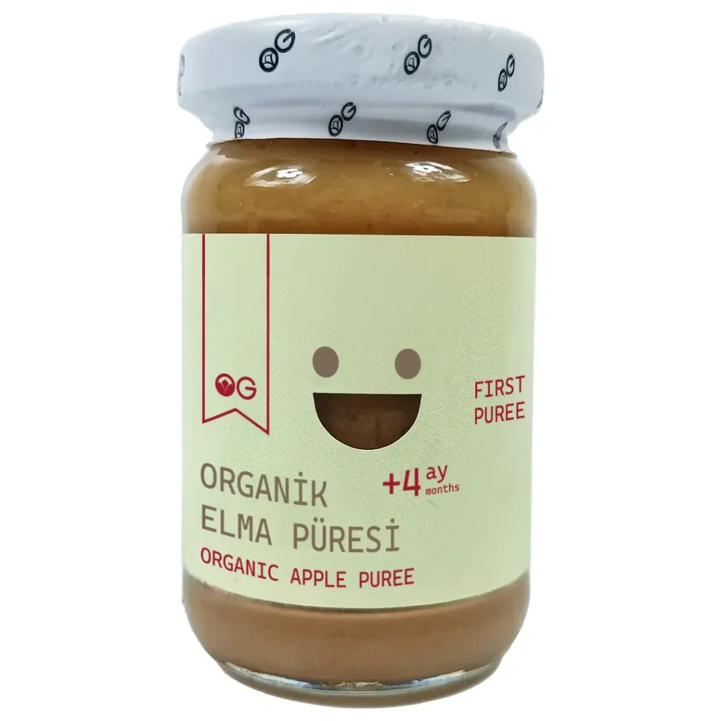 [8682792212889] Og Natural Organik Elma Püresi 100gr +4 Ay