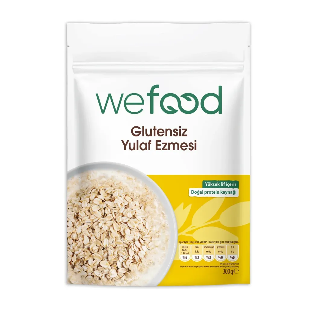 [8681749104567] Wefood Glutensiz Yulaf Ezmesi 300gr
