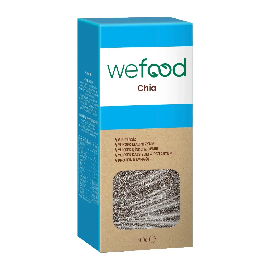 [8681749104253] Wefood Siyah Chia (Glutensiz) 300gr