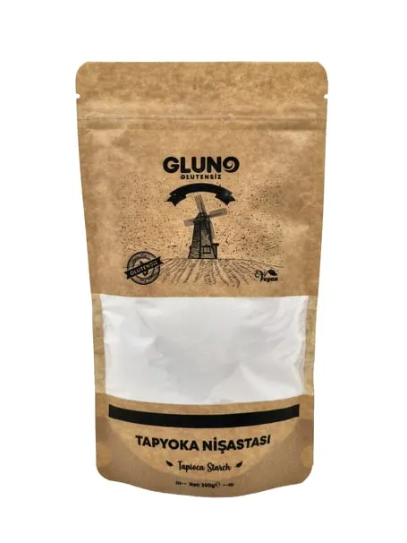 [8681942022637] GLUNO GLUTENSİZ TAPYOKA NİŞASTASI 200 g