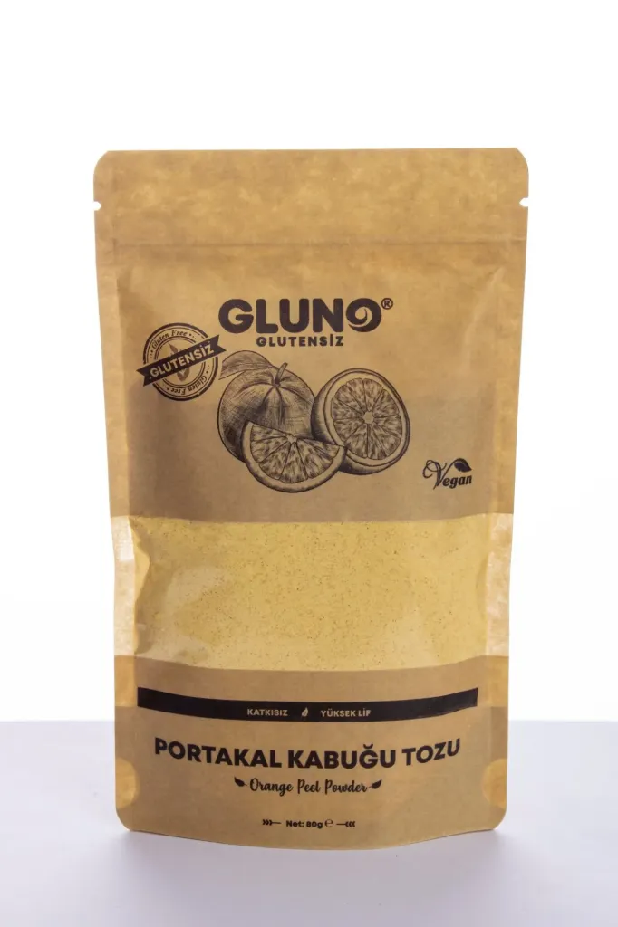 [8681942022422] Gluno Glutensiz Portakal Kabuğu Tozu 80g
