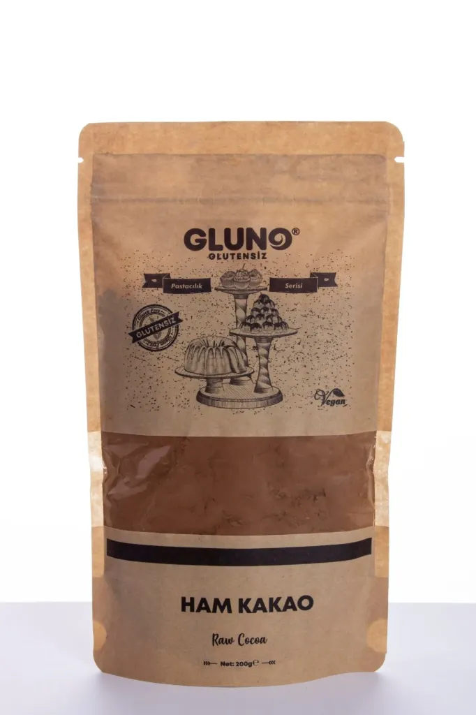 [8681942022613] Gluno Glutensiz Ham Kakao 200GR