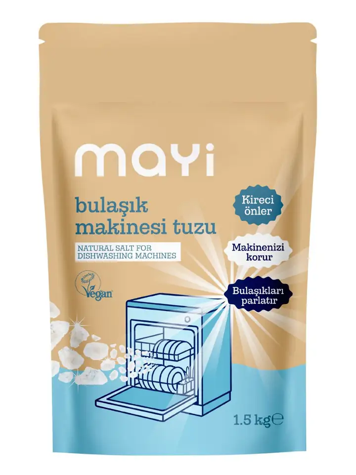 [8681856394257] Mayi Doğal Bulaşık Makinası Tuzu 1500gr