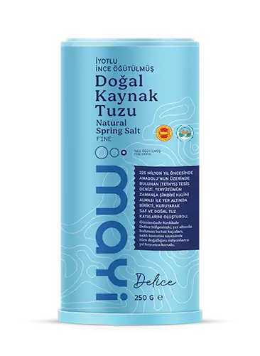 [8681856394080] Mayi Doğal Tuz (Öğütülmüş Sofra Tuzu, İyotlu) 250gr