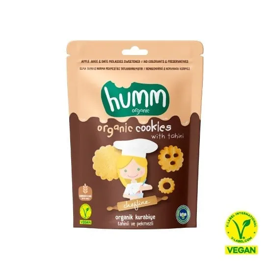 [8680050314016] Humm Organic Organik Vegan Tahinli ve Pekmezli Kurabiye - 55g